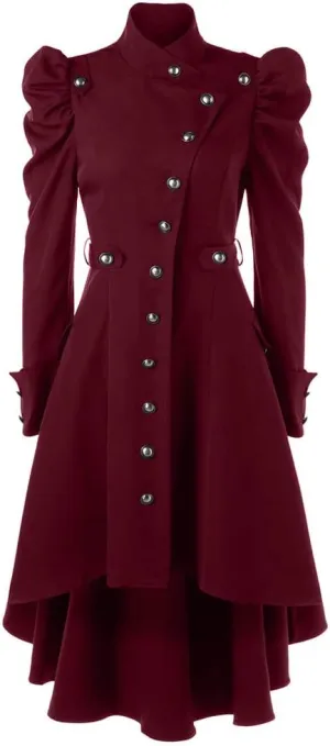 2025 Womens Wool Coat Double Breasted Outwear Lapel Jacket Long Winter Pea Coats Trench Coat With Pockets