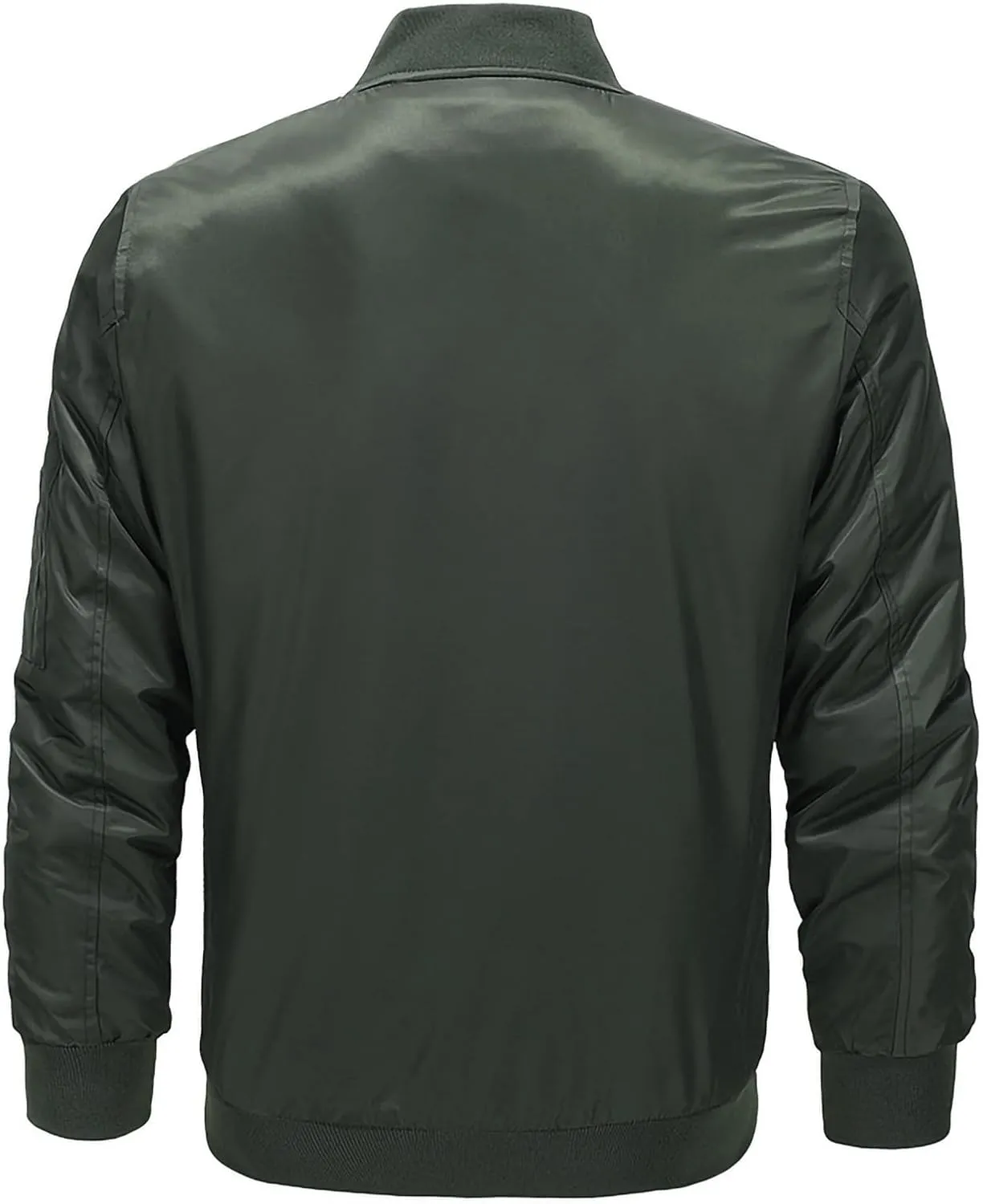 Bidobibo Men's Winter Jackets Outerwear Plus Size Winter Coats for Men Sherpa Lined Thermal Jacket Bomber Jacket Zip Up