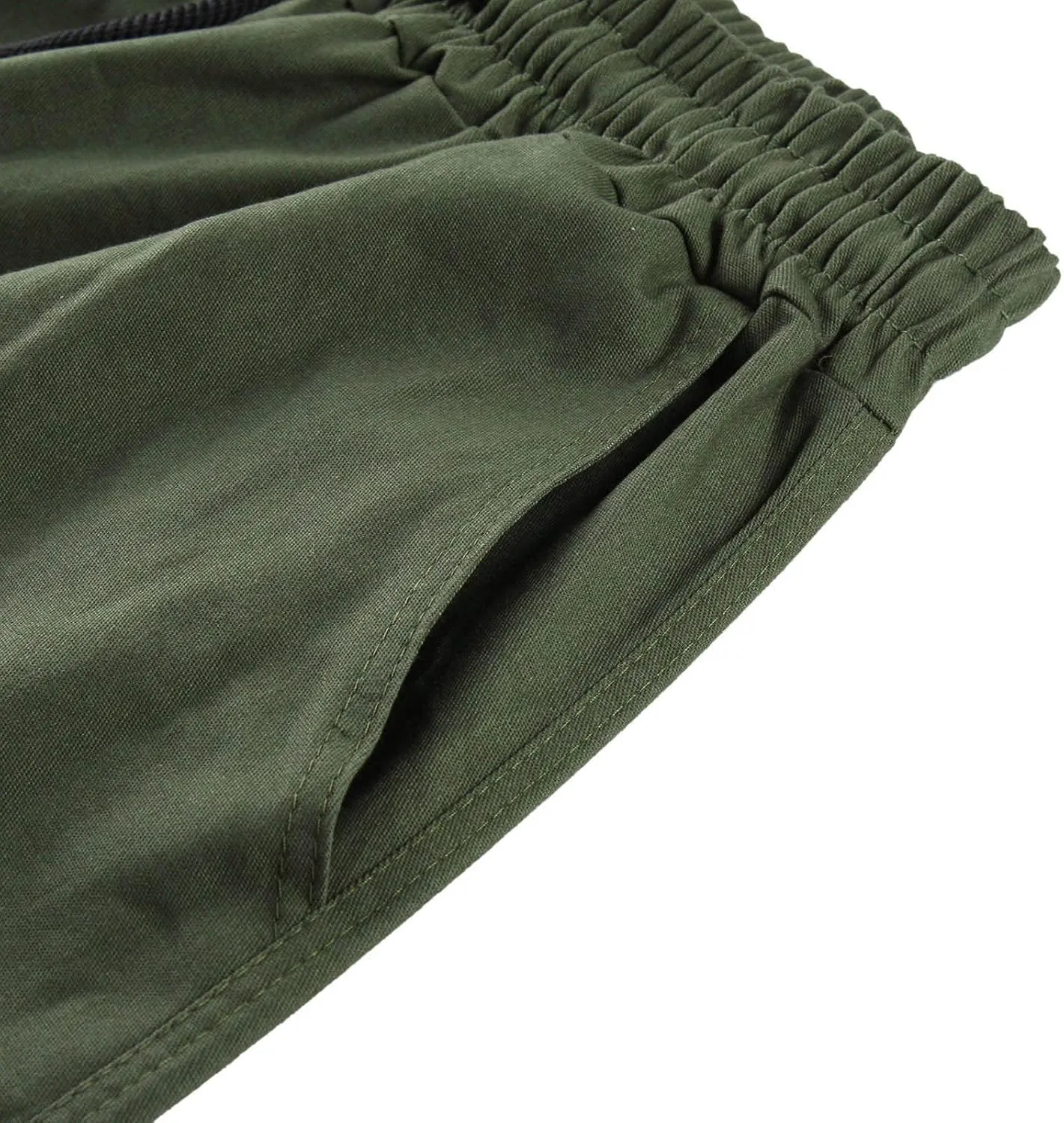BIFUTON Men's Cotton Casual Sweatpants Yoga Athletic Lounge Trousers Elastic Cargo Jogger Straight Leg Pants with Pockets