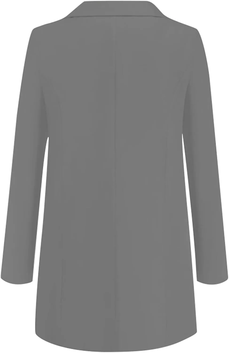 Blazers for Women 2024 Winter Open Front Long Sleeve Work Jackets Coat Business Casual Lapel Suit Jacket with Pocket