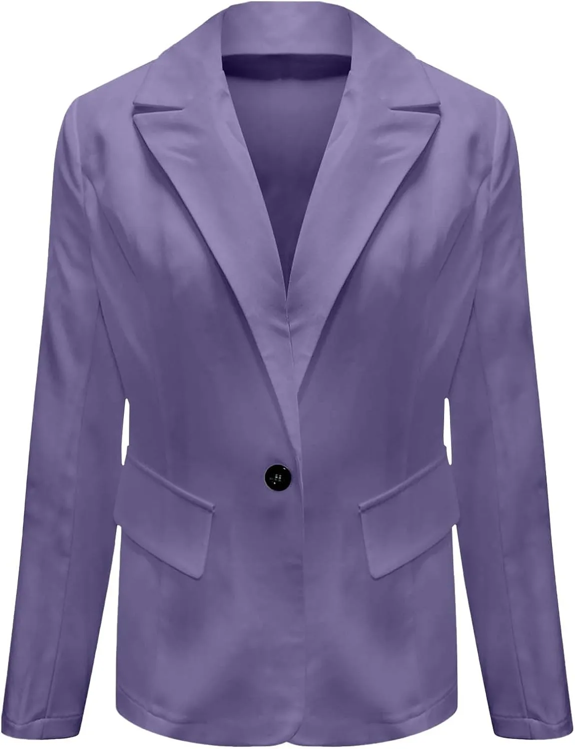 Blazers for Women 2025 Trendy Business Casual Jackets with Pockets Long Sleeve Lapel Office Blazer Outerwear