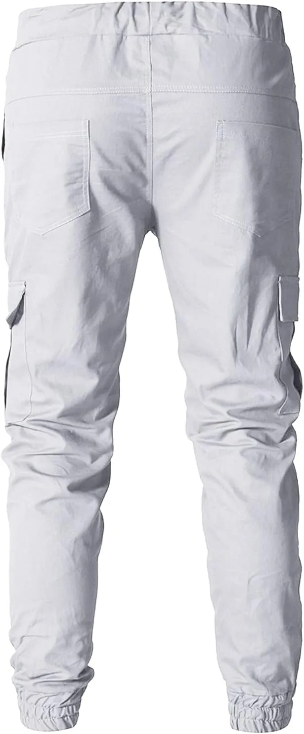 Cargo Pants for Men Relaxed Fit Pants Fashion Loose Handsome Pocket Jeans Pants Tooling Camouflage Pants Jogger Pants