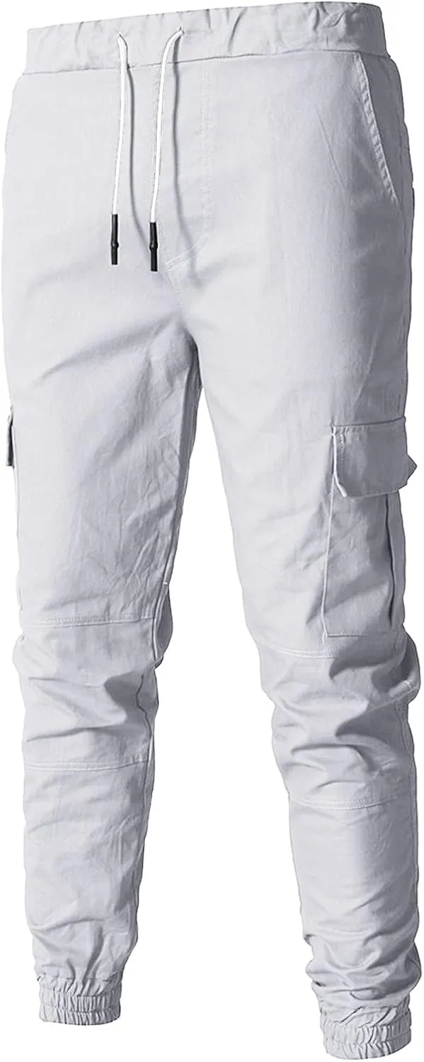 Cargo Pants for Men Relaxed Fit Pants Fashion Loose Handsome Pocket Jeans Pants Tooling Camouflage Pants Jogger Pants