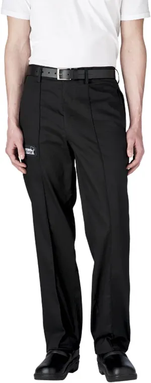Chefwear Tailored Cotton Chef Pants Medium Black