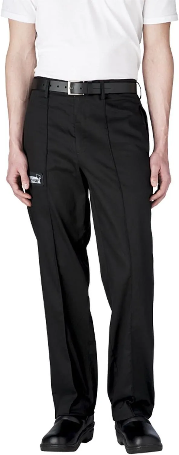 Chefwear Tailored Cotton Chef Pants Medium Black