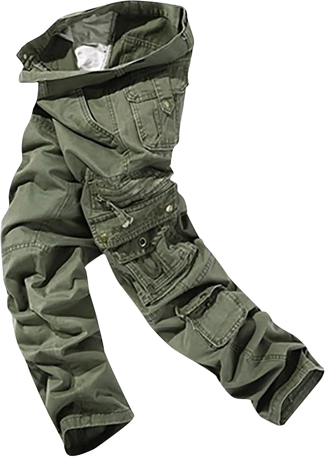 Dgoopd Stretch Mens Cargo Pants Stretch Tactical Water Resistant Ripstop Outdoor Lightweight Work Hiking Pants