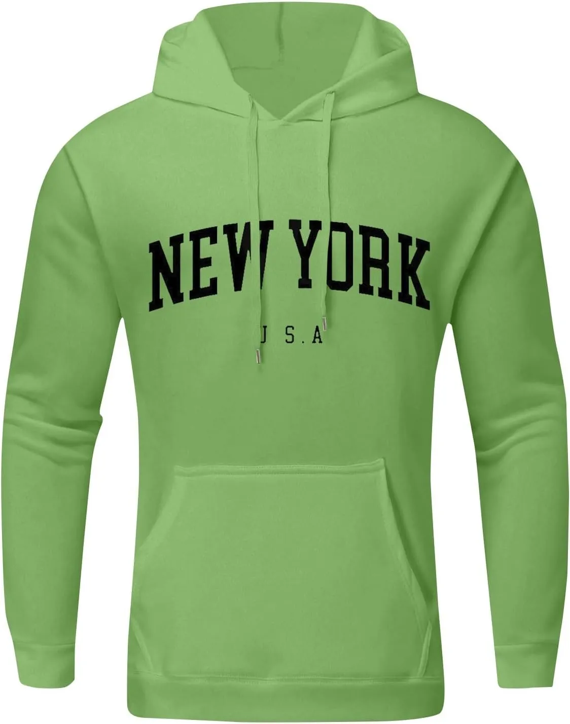 DuDubaby Graphic Hoodies For Men Letter Printing Flannel Sweatshirt Soft Drawstring Pullover Thermal Streetwear Hooded