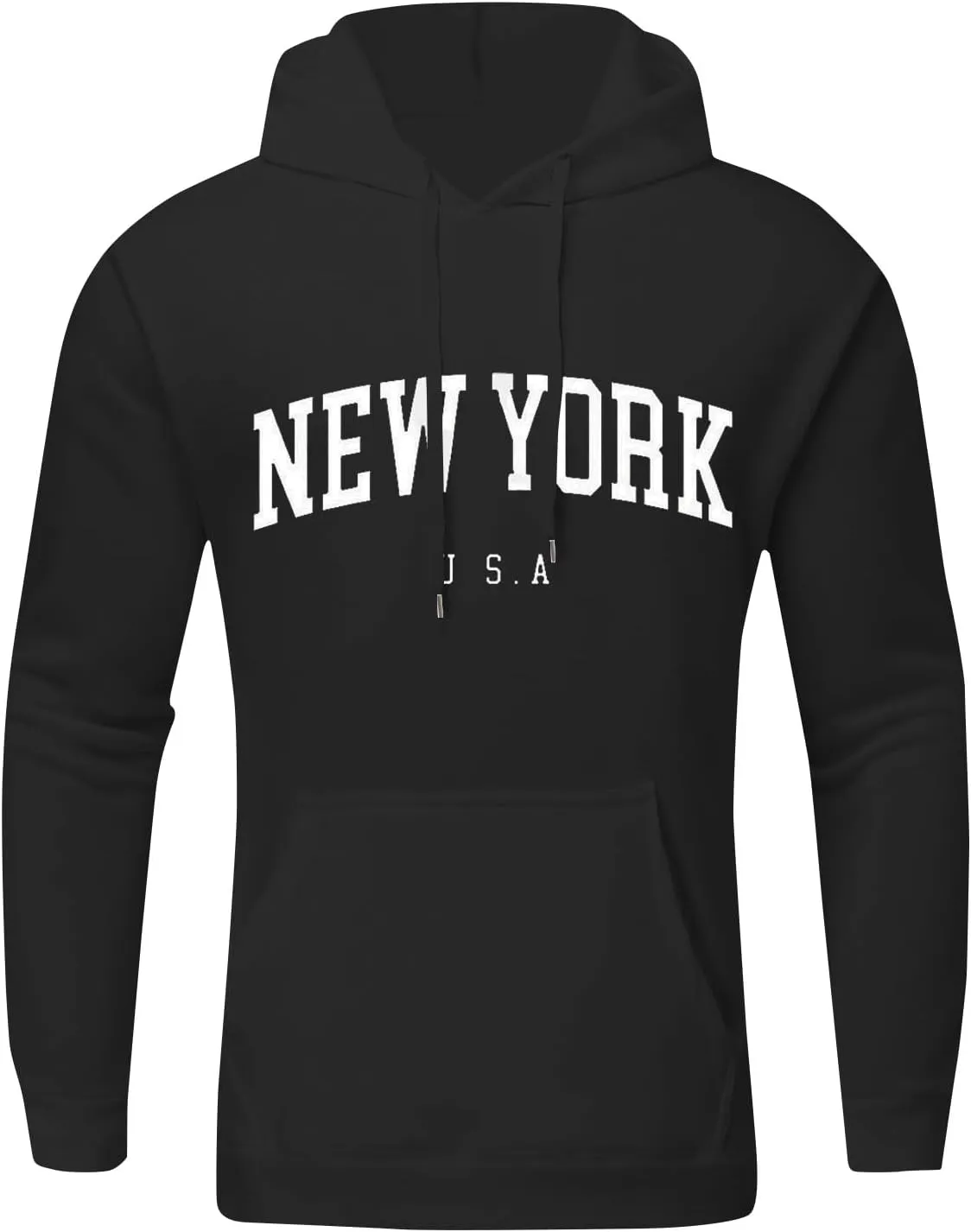 DuDubaby Graphic Hoodies For Men Letter Printing Flannel Sweatshirt Soft Drawstring Pullover Thermal Streetwear Hooded