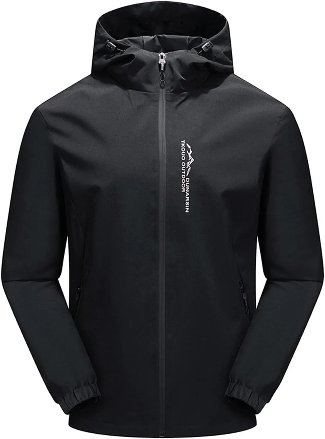 DuDubaby Mens Windbreak Quick Drying Coat Long Sleeve Hooded Sweatshirt Tops Blouse Mountaineering Jacket
