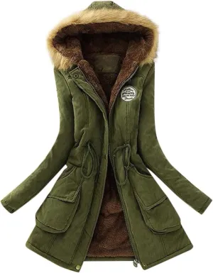 ECKHARDT Blue Long Jacket Womens Down Bomber Jacket Women's Mid Puffer Coat Long Coat Leather Trench Coat Womens Leather Winter Coat Womens Long Padded Jacket Full Length Down Puffer Coat Puffer Vest