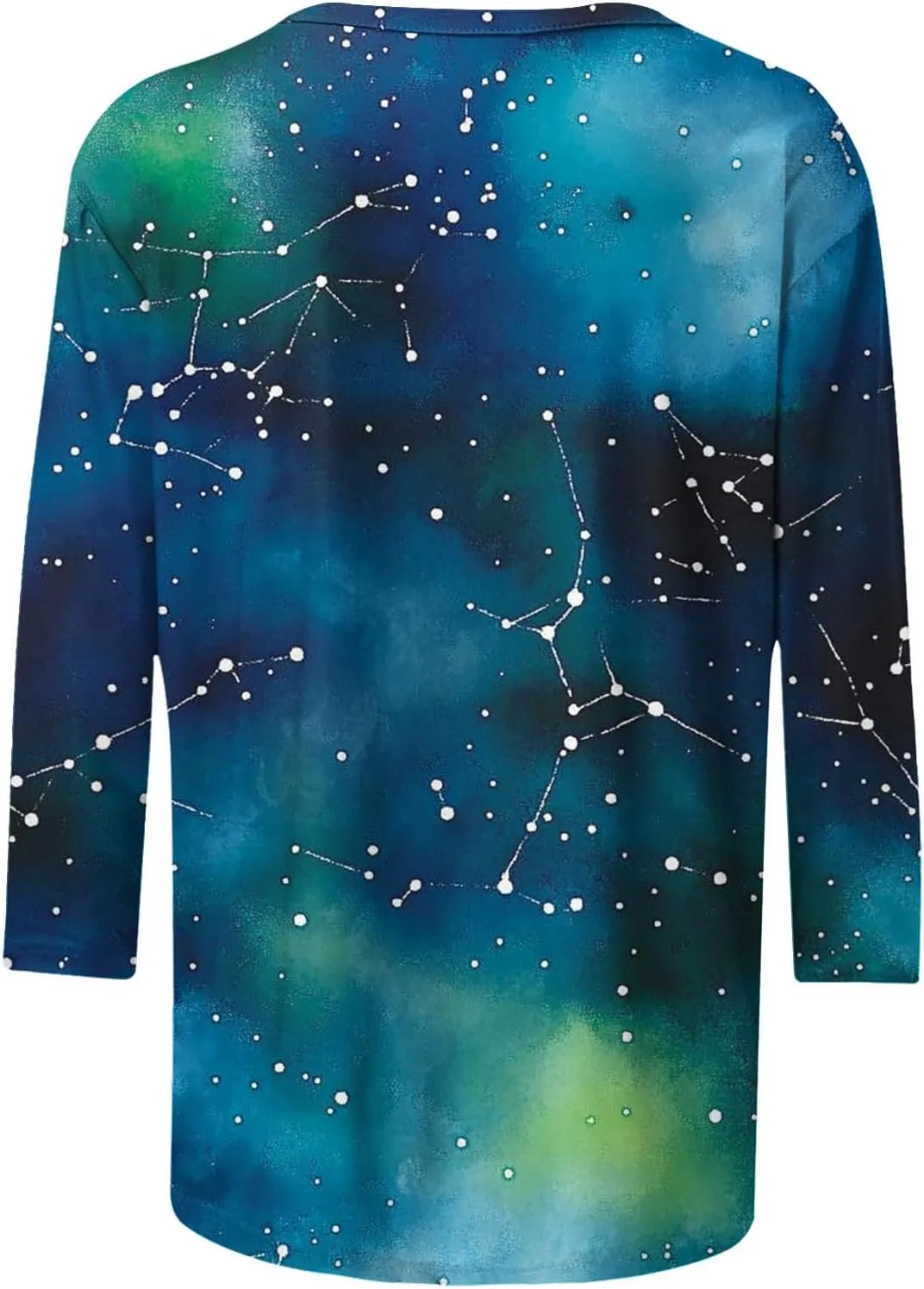Elbow Sleeve Oversized Tshirt Shirts for Women Gradient Crew Neck Casual Pullover Printed Graphic Tee Top Tunic S-3XL