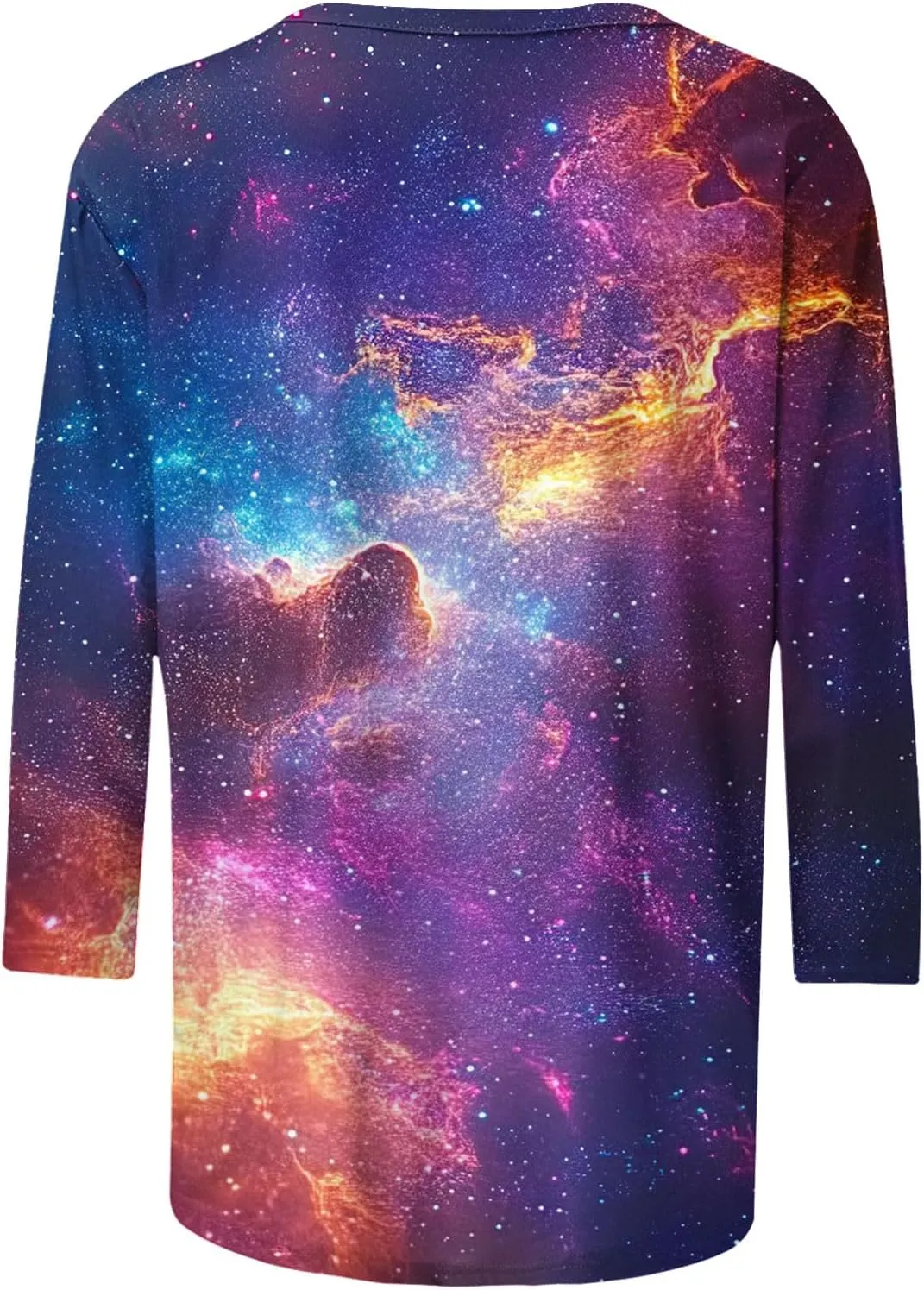 Elbow Sleeve Oversized Tshirt Shirts for Women Gradient Crew Neck Casual Pullover Printed Graphic Tee Top Tunic S-3XL