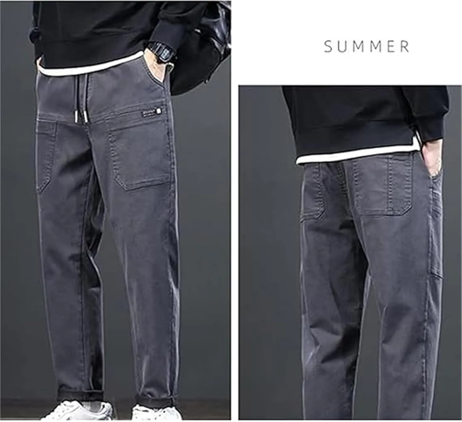 Expositiontext Multipants – High Stretch Multi-pocket Cargo Pants, Men Comfy Cargo Pants Stretch