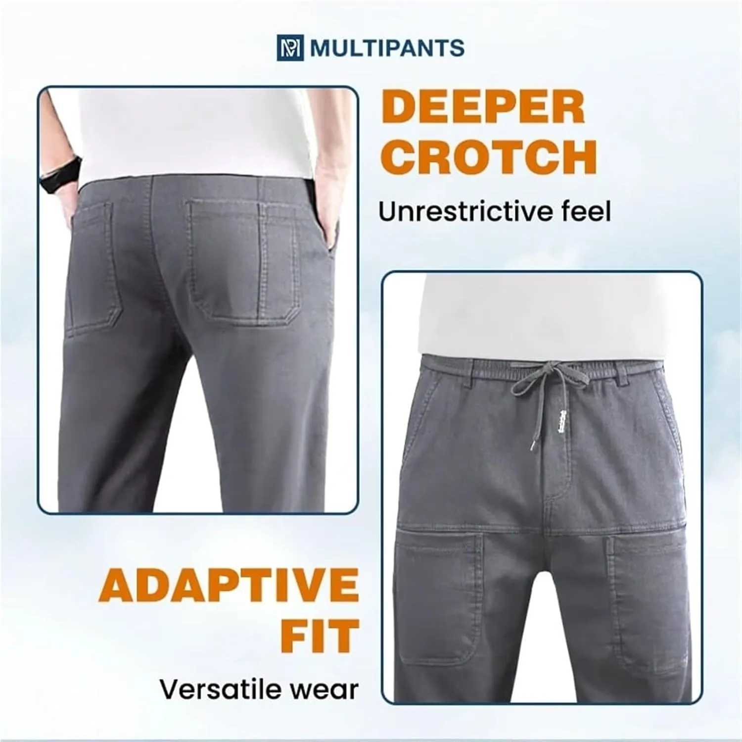Expositiontext Multipants – High Stretch Multi-pocket Cargo Pants, Men Comfy Cargo Pants Stretch