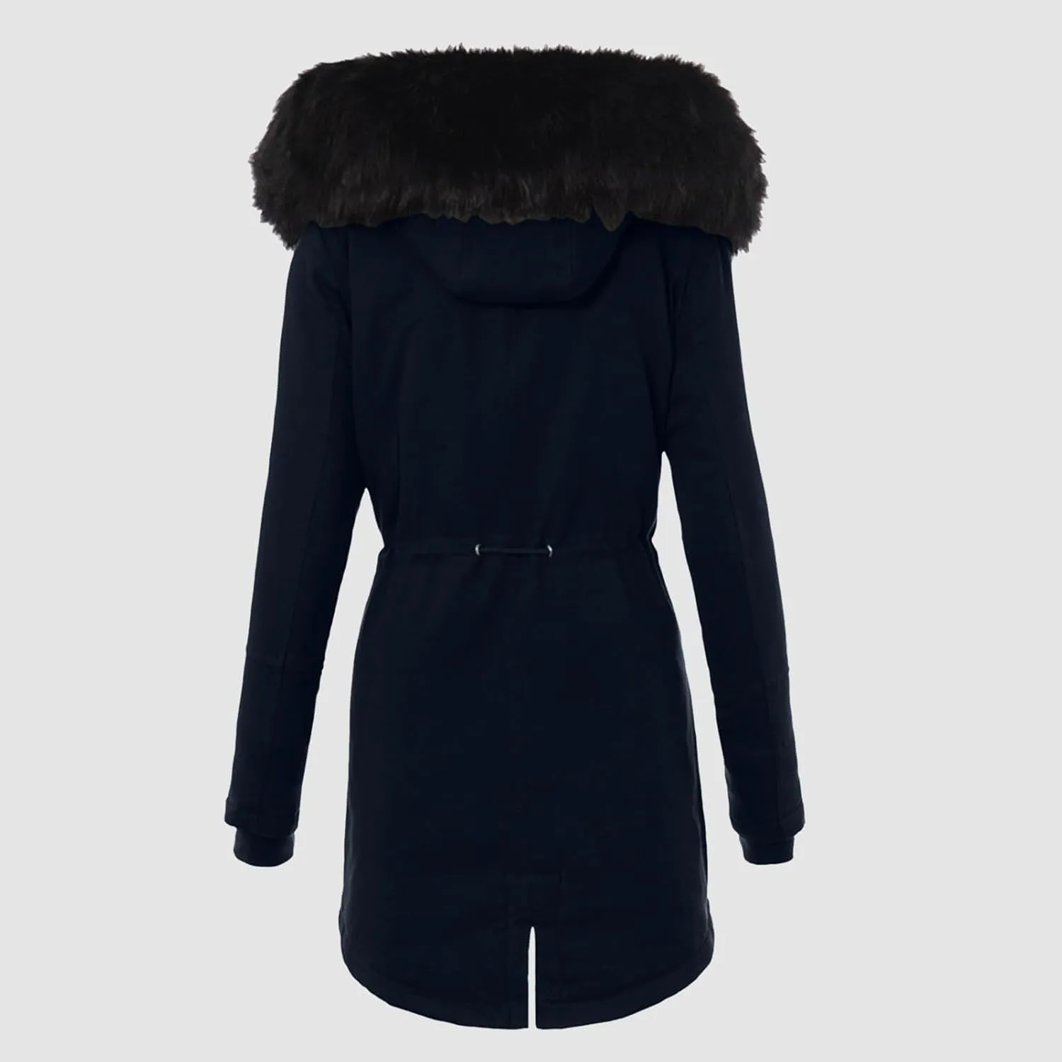 Fleece Jacket Women Long Sleeve Sherpa Hooded Winter Coats Regular Fit Thickened Plus Size Button Down Warm Jackets