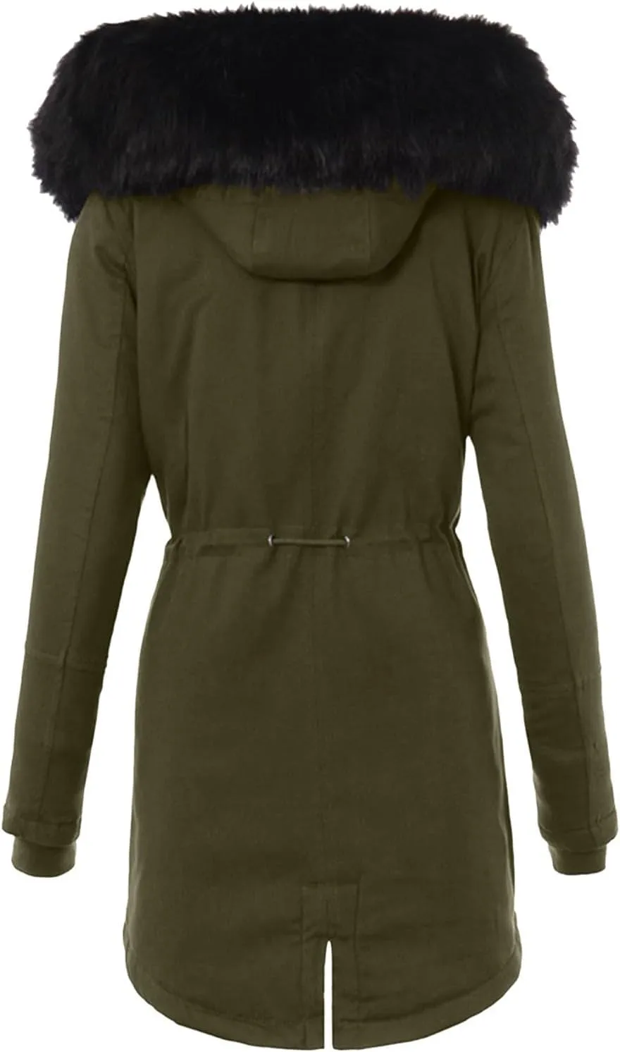 Fleece Jacket Women Long Sleeve Sherpa Hooded Winter Coats Regular Fit Thickened Plus Size Button Down Warm Jackets