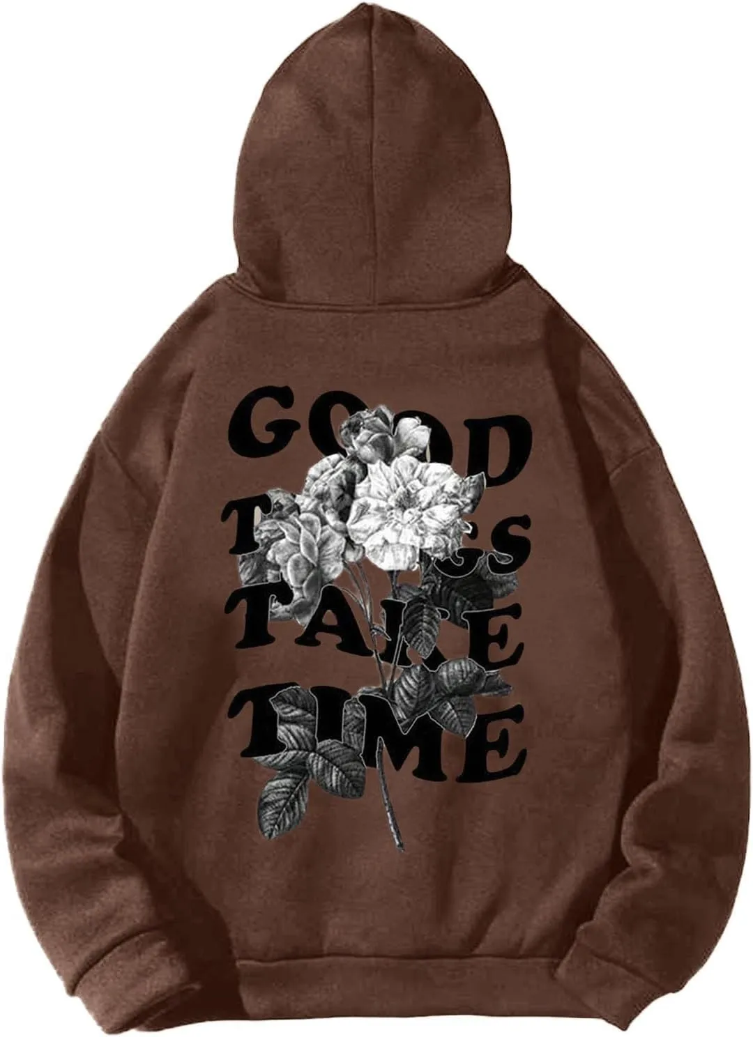 GOFULY Graphic Hoodies For Men Ethnic Floral​Print Oversized Sweatshirts Fall Long Sleeve Hoodies Pullover Winter Sweater