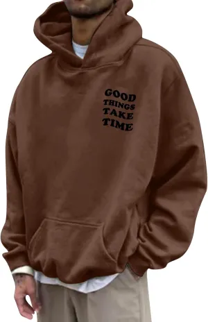GOFULY Graphic Hoodies For Men Ethnic Floral​Print Oversized Sweatshirts Fall Long Sleeve Hoodies Pullover Winter Sweater