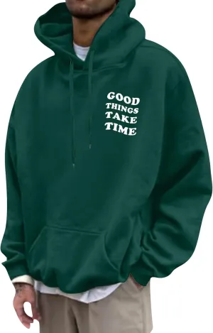 GOFULY Graphic Hoodies For Men Ethnic Floral​Print Oversized Sweatshirts Fall Long Sleeve Hoodies Pullover Winter Sweater