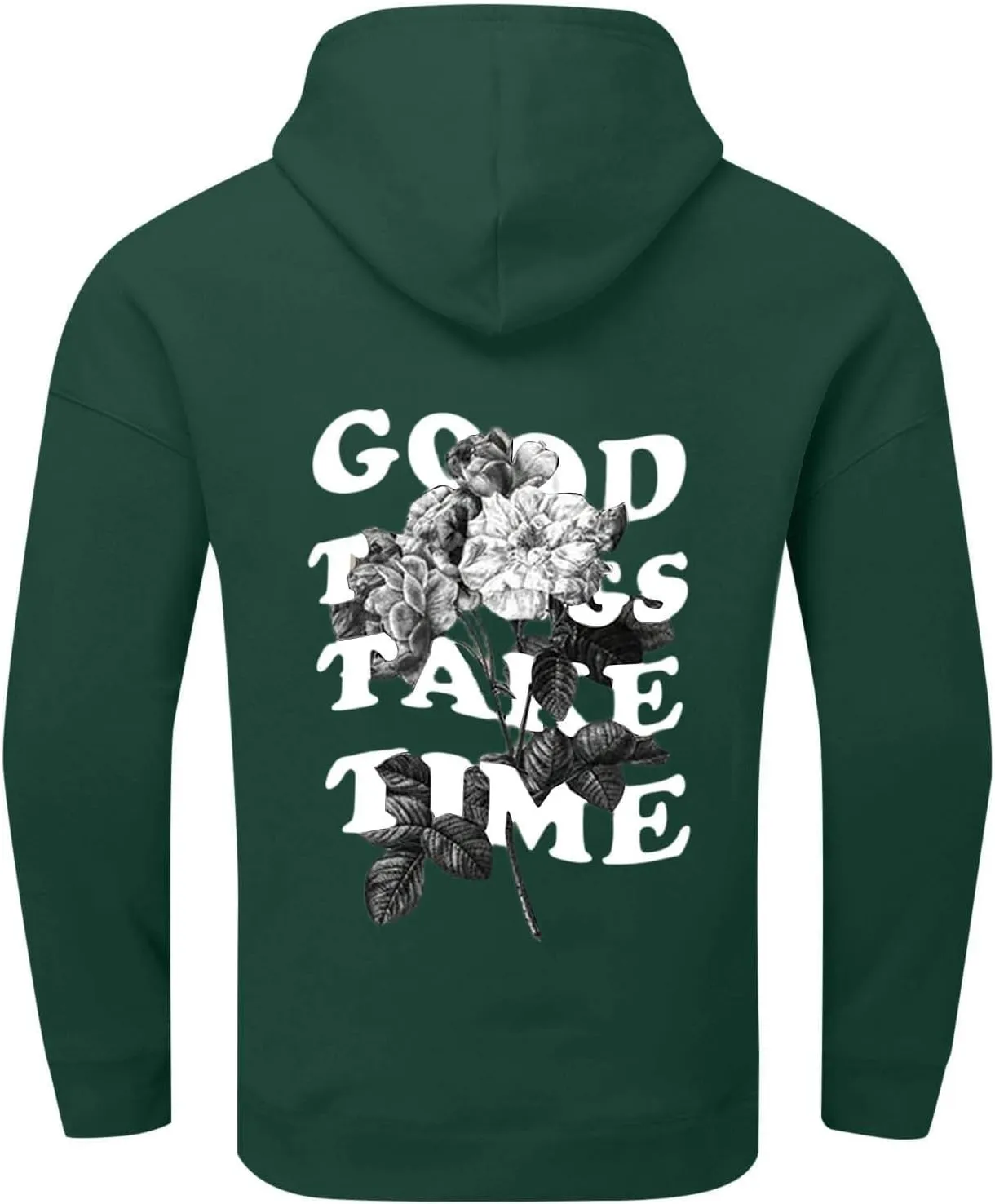 GOFULY Graphic Hoodies For Men Ethnic Floral​Print Oversized Sweatshirts Fall Long Sleeve Hoodies Pullover Winter Sweater