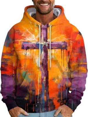 GOFULY Men'S Sweatshirts Tall Lightweight Fall Vintage Graphic Hoodies Long Sleeve Pullover Winter Hoodies Y2K With Pocket