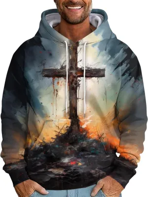 GOFULY Men'S Sweatshirts Tall Lightweight Fall Vintage Graphic Hoodies Long Sleeve Pullover Winter Hoodies Y2K With Pocket