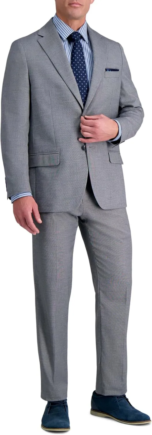 Haggar Men’s JMH Premium Stretch Tailored Fit Suit Separates - Pants and Jackets