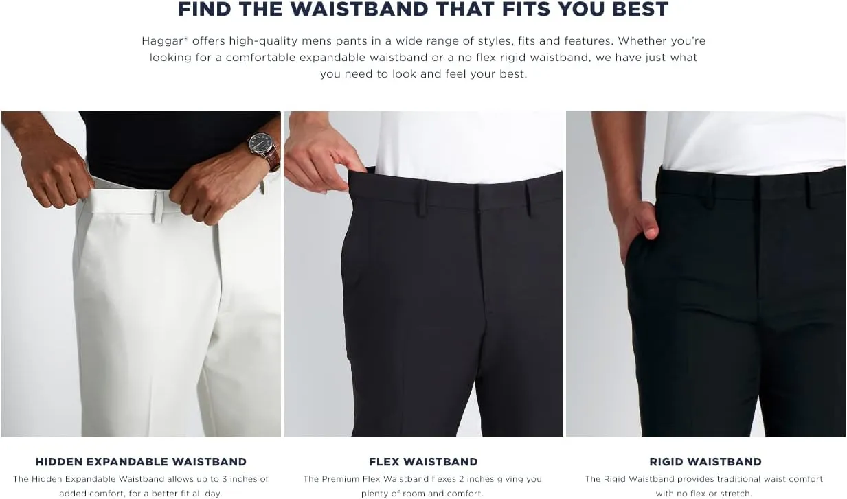 Haggar Men's Travel Performance Tailored Fit Suit Separates-Pants & Jackets
