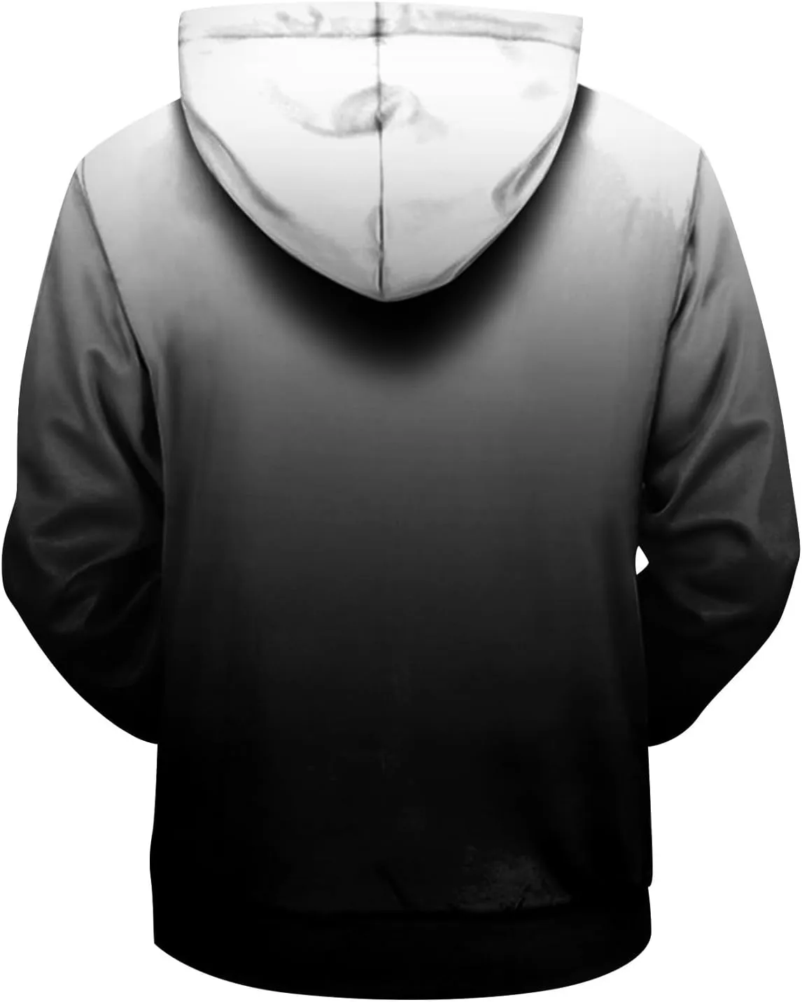 Hoodies For Men Graphic Oversized Lightweight Print Plush Warm Fleece Casual Pocket Winter Coat Fleece