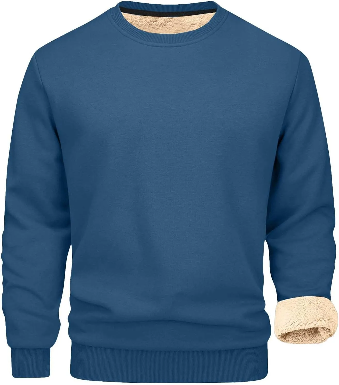 Hoodies for Men Heavyweight Fleece Lined Hoodie Thick Winter Hooded Pullover Warm Sweatshirt Thermal Windproof Jacket