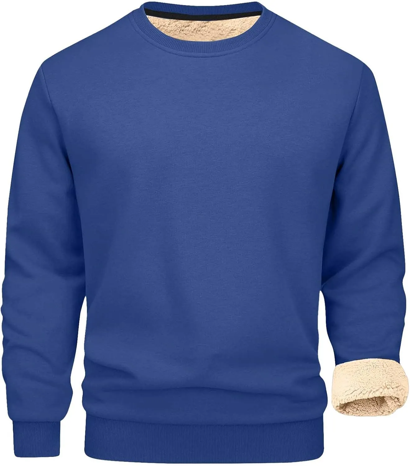 Hoodies for Men Heavyweight Fleece Lined Hoodie Thick Winter Hooded Pullover Warm Sweatshirt Thermal Windproof Jacket