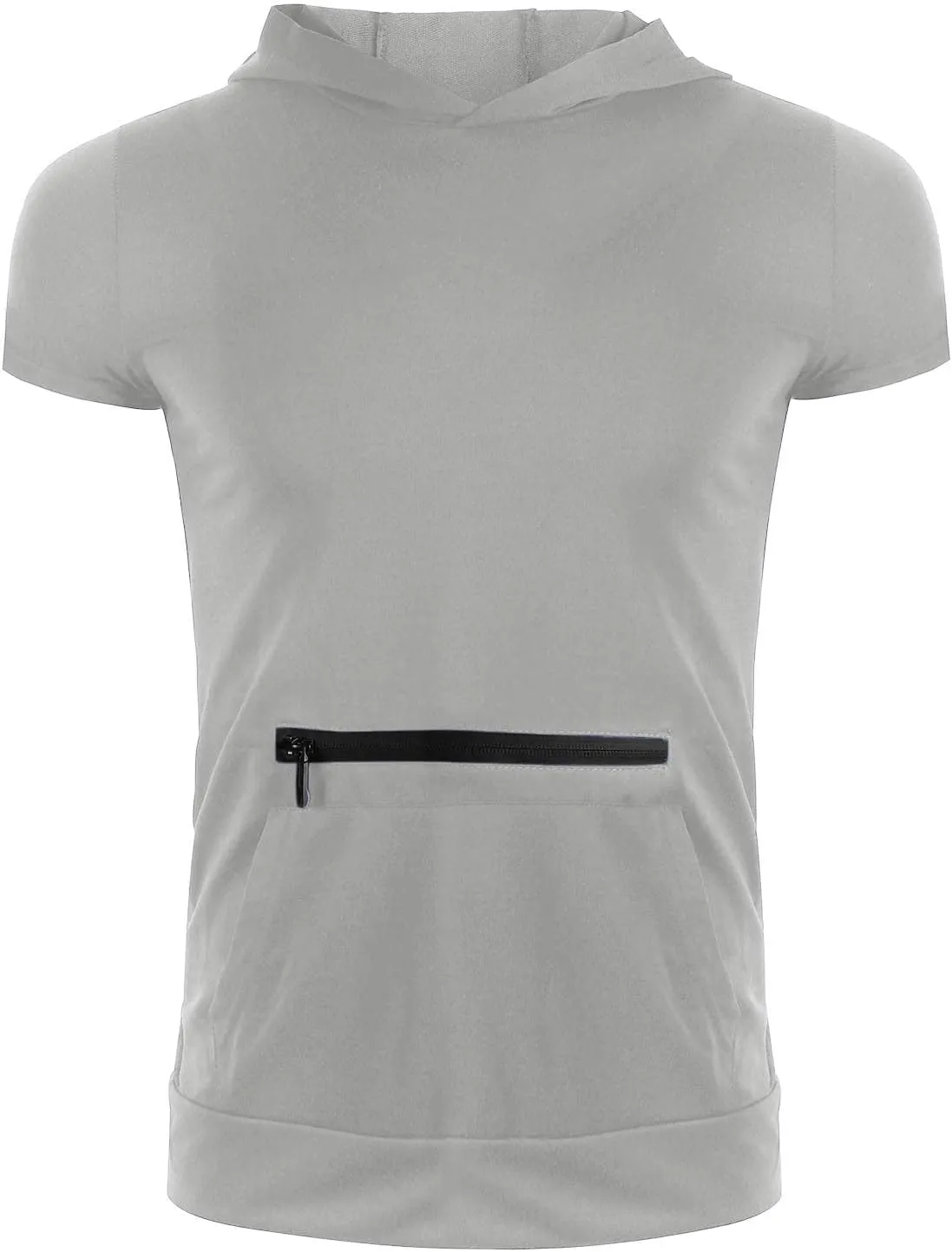 Hoodies for Men Men's Workout Hooded Tank Tops Bodybuilding Muscle Cut Off T Shirt Sleeveless Gym Hoodies T-Shirts Top