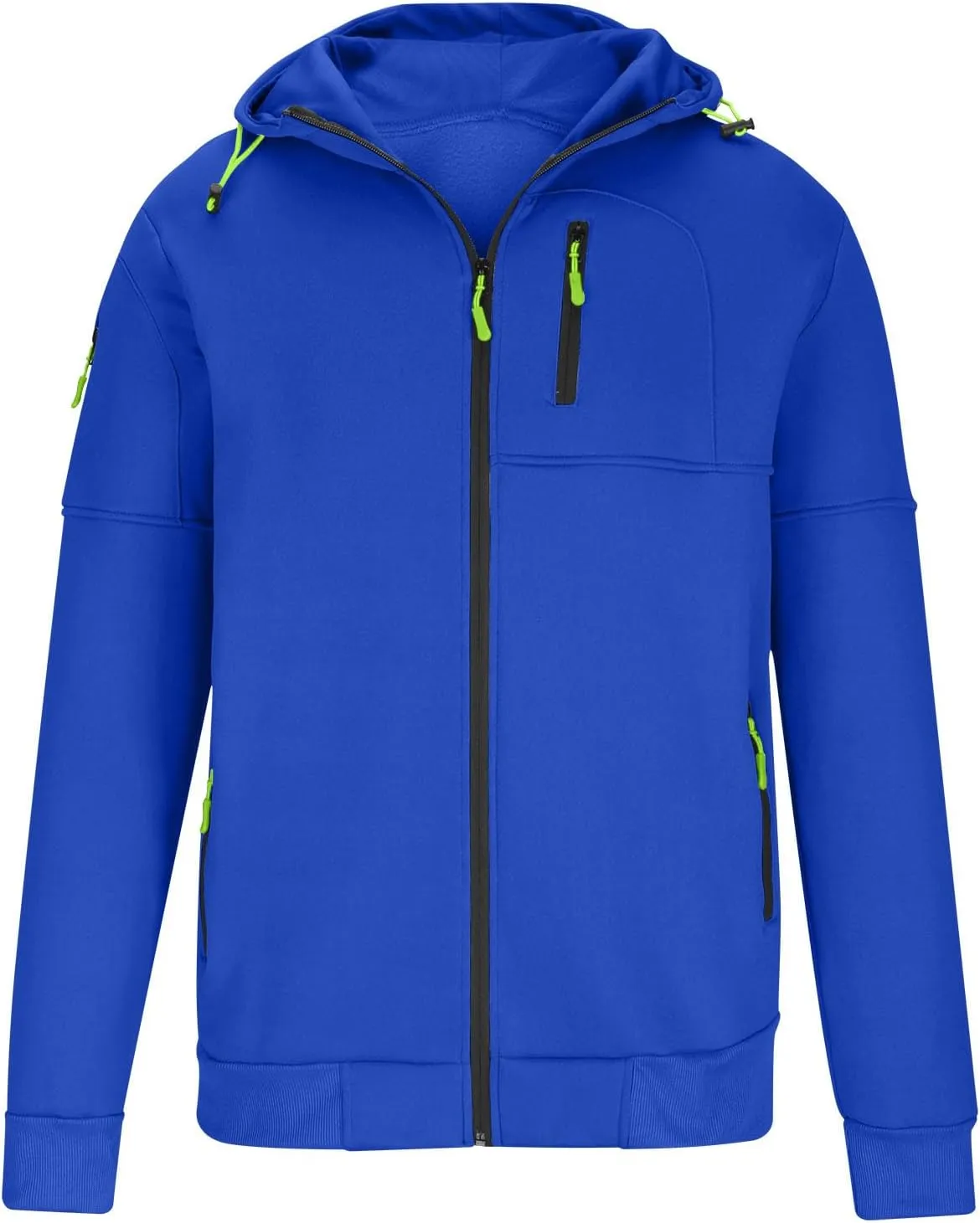 Hoodies for Men Zip Up Lightweight Casual Long Sleeve Hooded Jackets Sports Hooded Sweatshirts with Zipper Pockets