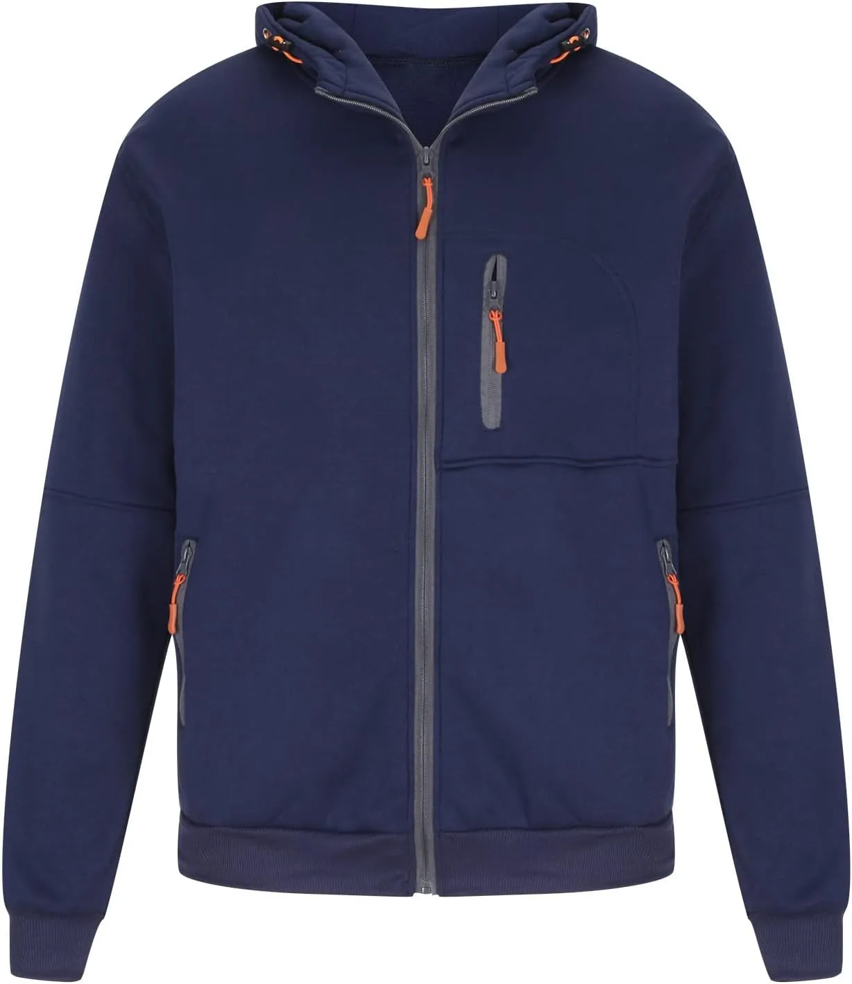 Hoodies for Men Zip Up Lightweight Casual Long Sleeve Hooded Jackets Sports Hooded Sweatshirts with Zipper Pockets