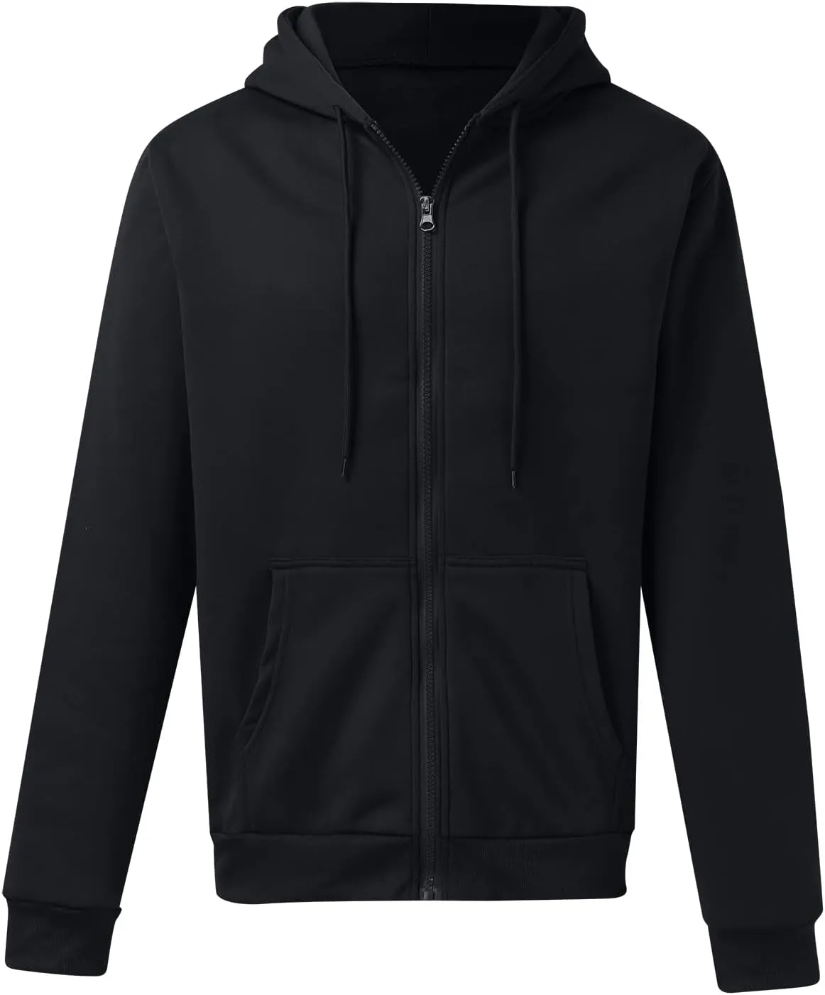 Hoodies for Men Zip up Lightweight Hoodie Big and Tall Sweatshirt Casual Fashion Jackets Fall Tops with Zip Pockets