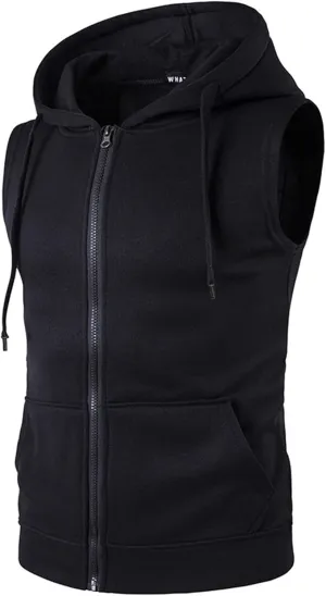 Hoodies for Men Zip up Men's Hoodies Casual Hoodies for Men with Zip Pockets Full Zip Long Sleeve Sweatshirt Sports Hooded Jacket Multi-Pocket