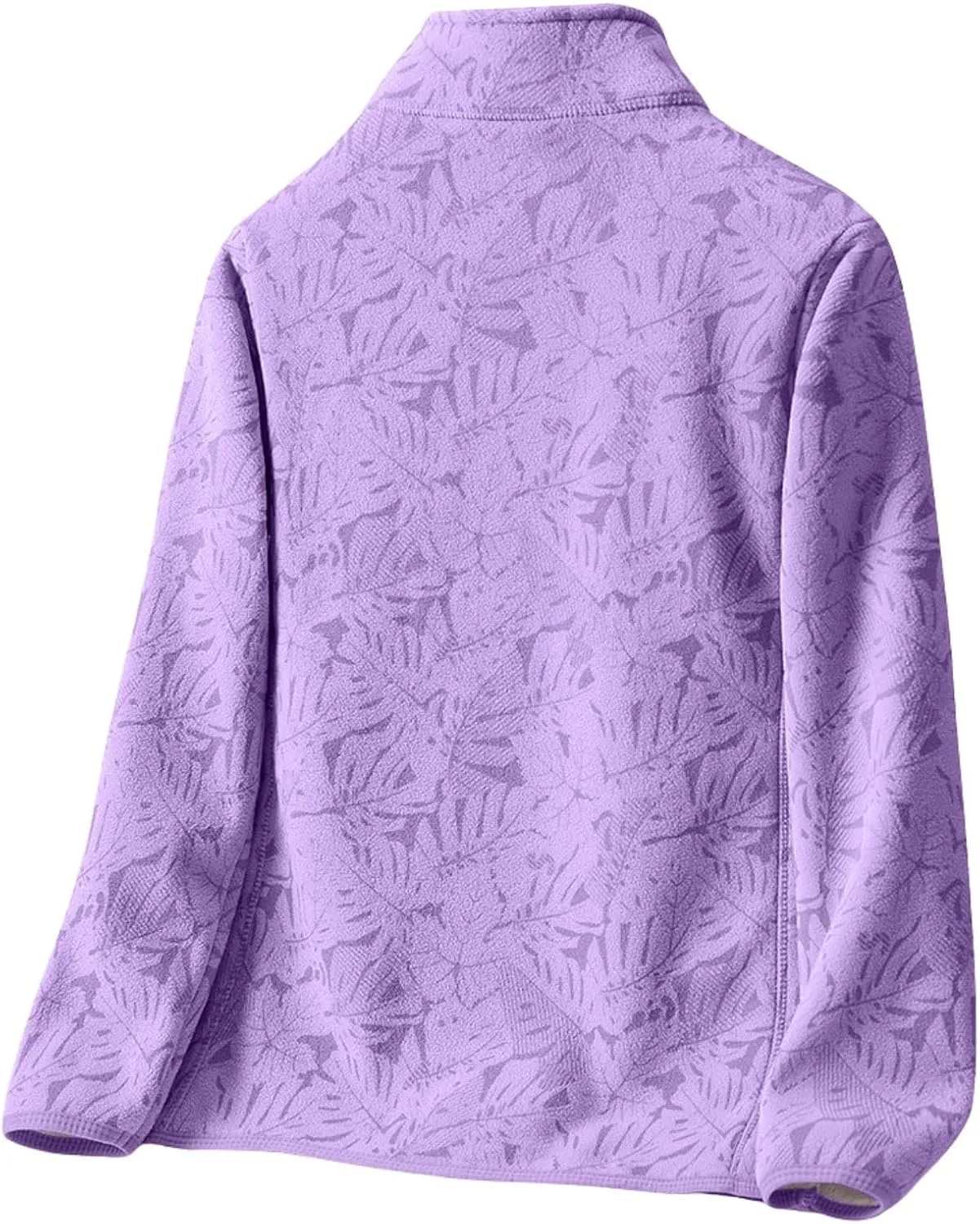 Jackets for Women Solid Color Thin Fuzzy Fleece Lightweight Cardigans Jacket Full Zip Up Cropped Warm Winter Coats