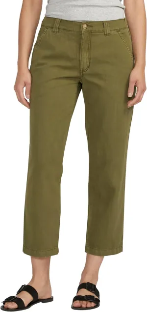 JAG Jeans Women's Chino Tailored Cropped Pants-Legacy