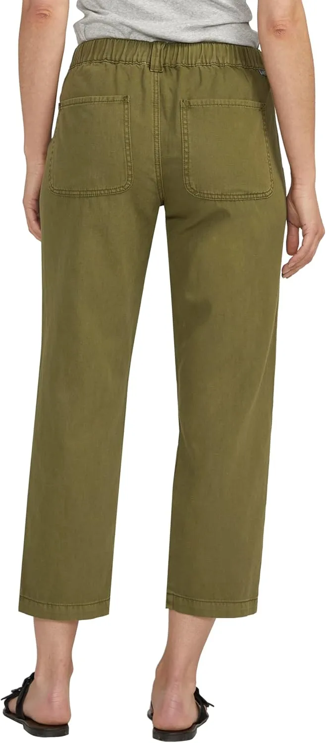 JAG Jeans Women's Chino Tailored Cropped Pants-Legacy