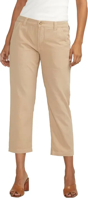 JAG Jeans Women's Chino Tailored Cropped Pants-Legacy