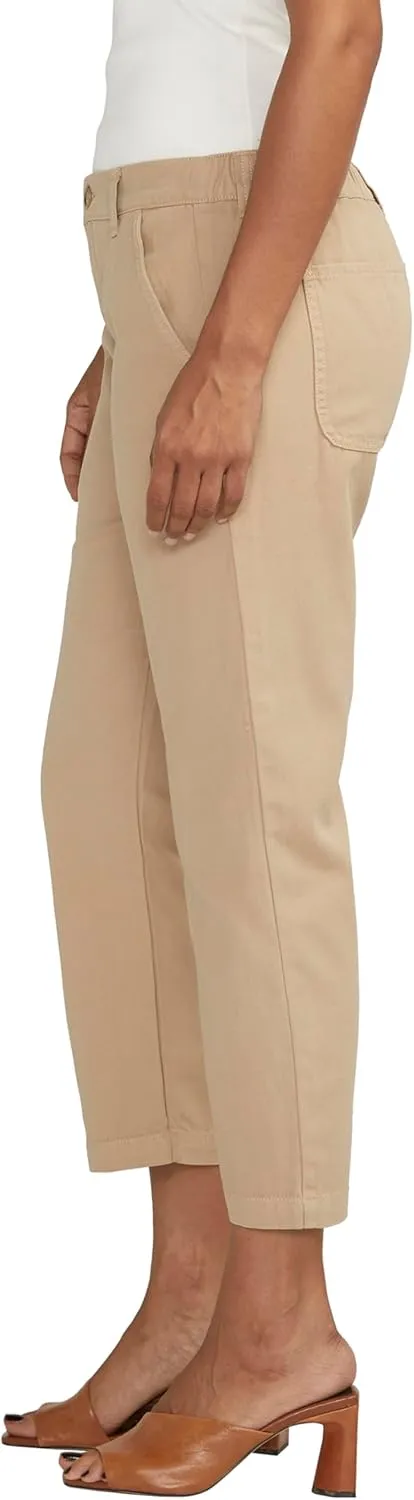 JAG Jeans Women's Chino Tailored Cropped Pants-Legacy