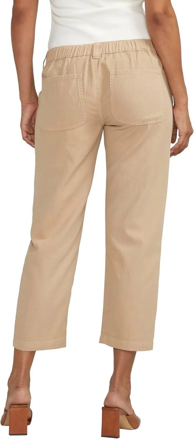 JAG Jeans Women's Chino Tailored Cropped Pants-Legacy