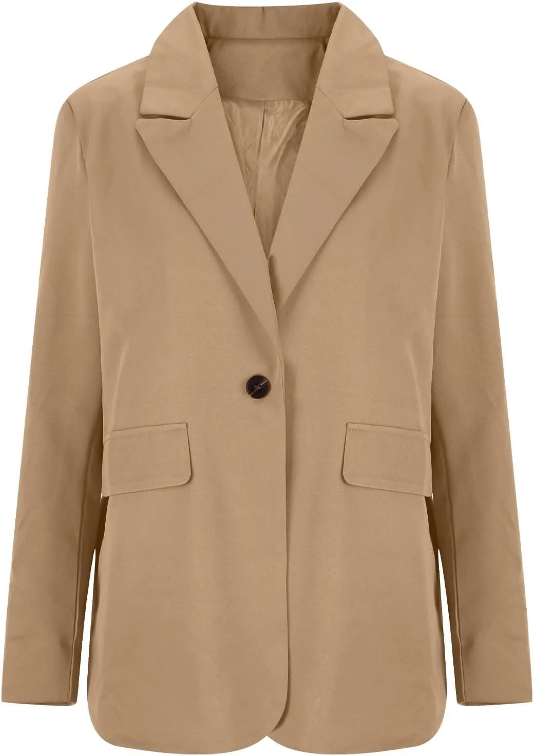 JIEMUXIU Blazers for Women Business Casual 2025 Trendy Jackets Long Sleeve Open Front Cardigan Work Suit Fashion Blazer