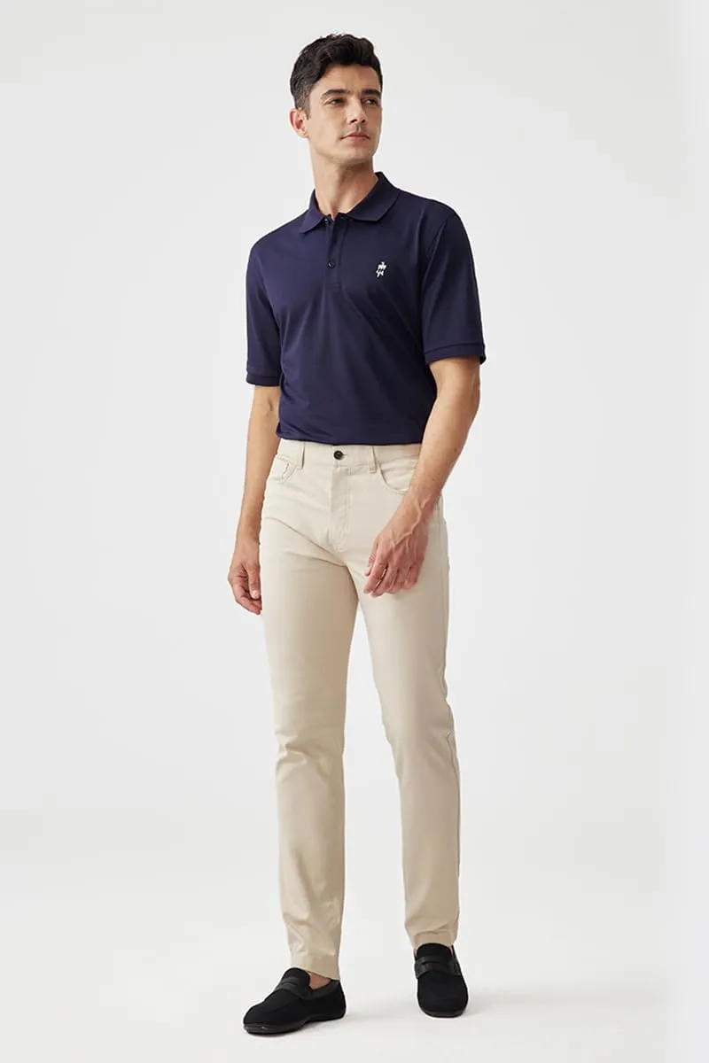Khaki Pants Mens Classic Fit Stretch 5-Pocket Stretch Twill Pant