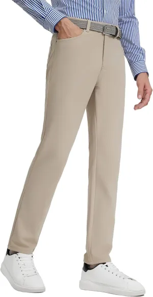 Khaki Pants Mens Classic Fit Stretch 5-Pocket Stretch Twill Pant