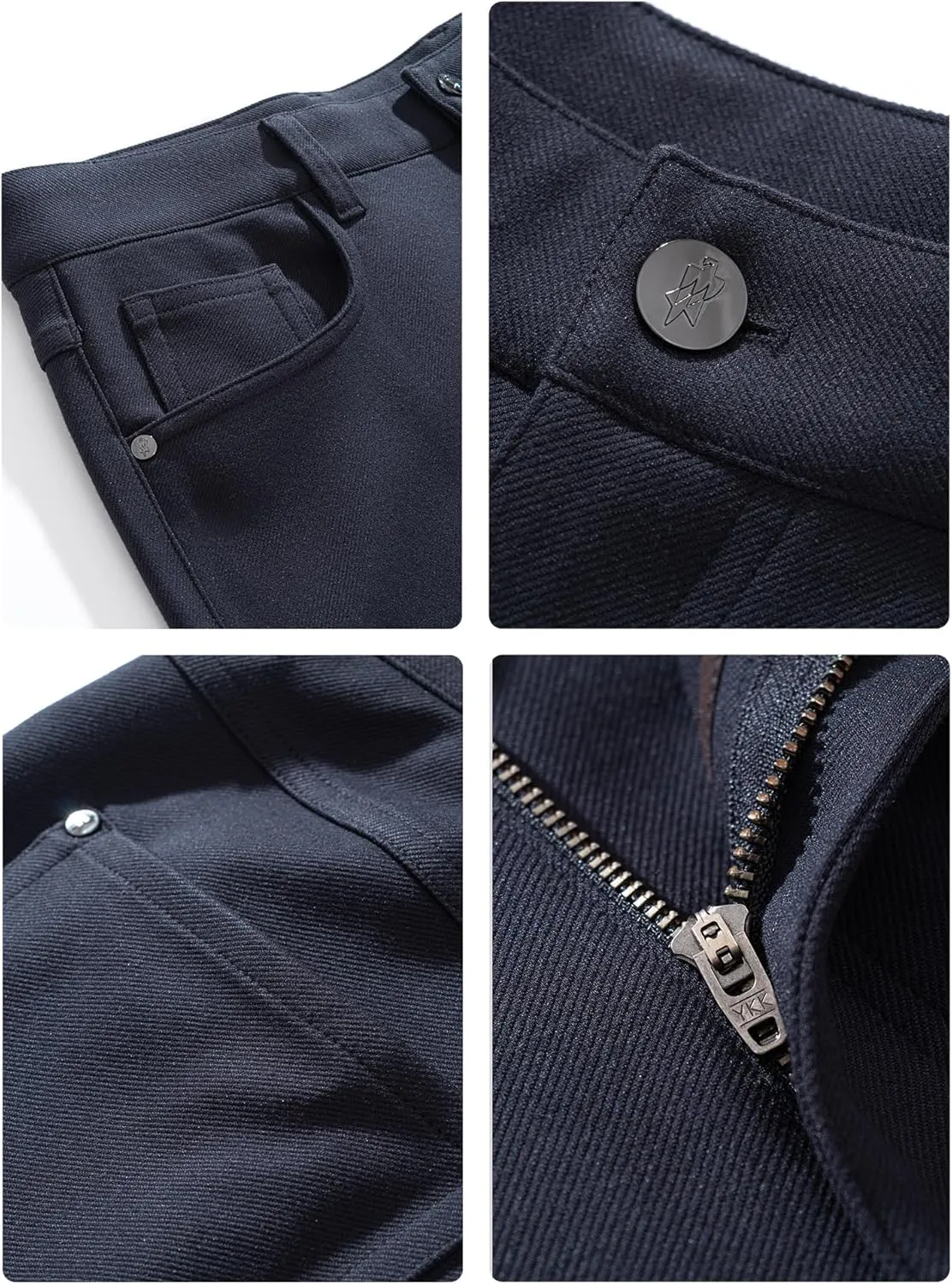 Khaki Pants Mens Classic Fit Stretch 5-Pocket Stretch Twill Pant