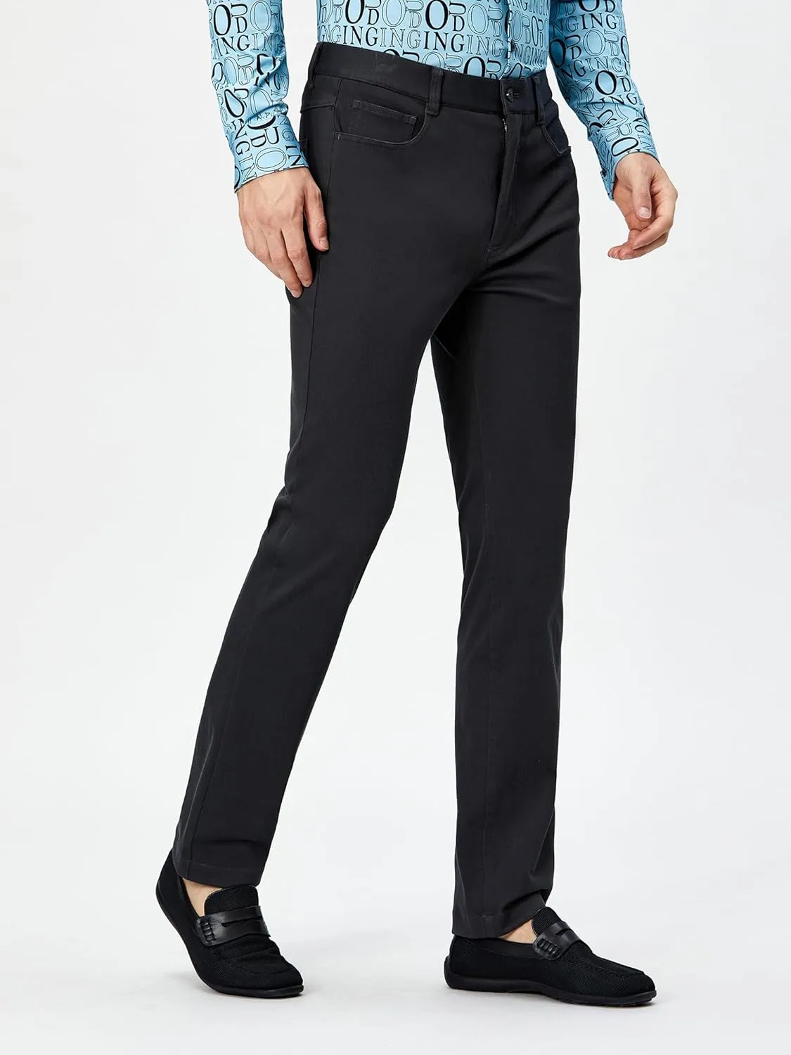 Khaki Pants Mens Classic Fit Stretch 5-Pocket Stretch Twill Pant