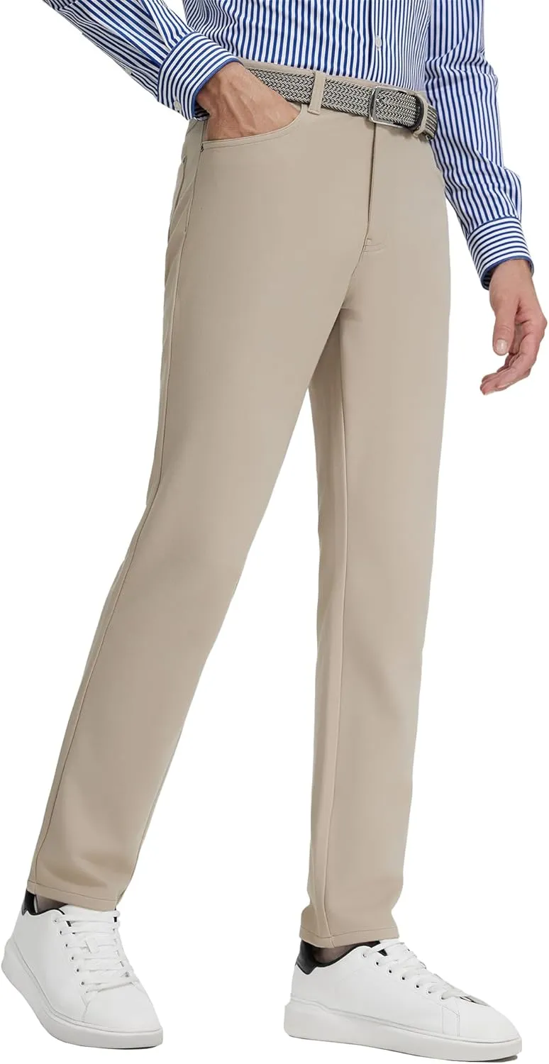 Khaki Pants Mens Classic Fit Stretch 5-Pocket Stretch Twill Pant