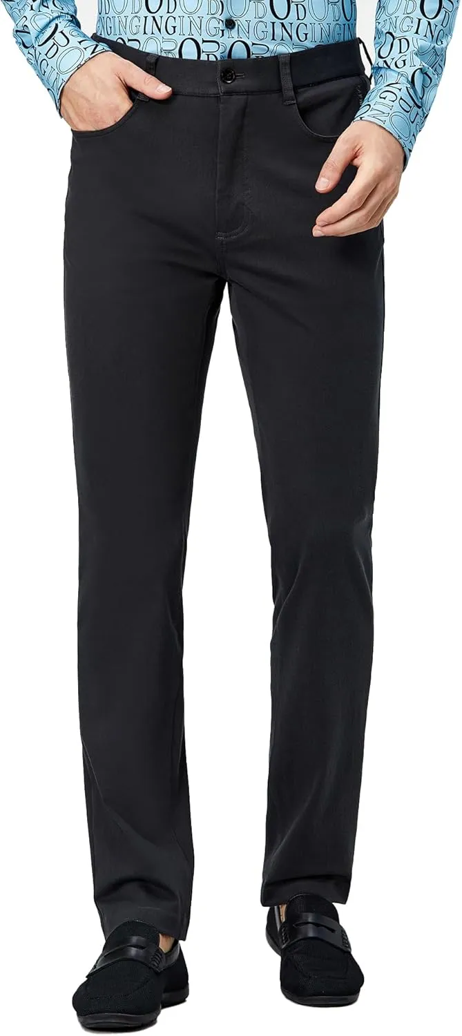 Khaki Pants Mens Classic Fit Stretch 5-Pocket Stretch Twill Pant