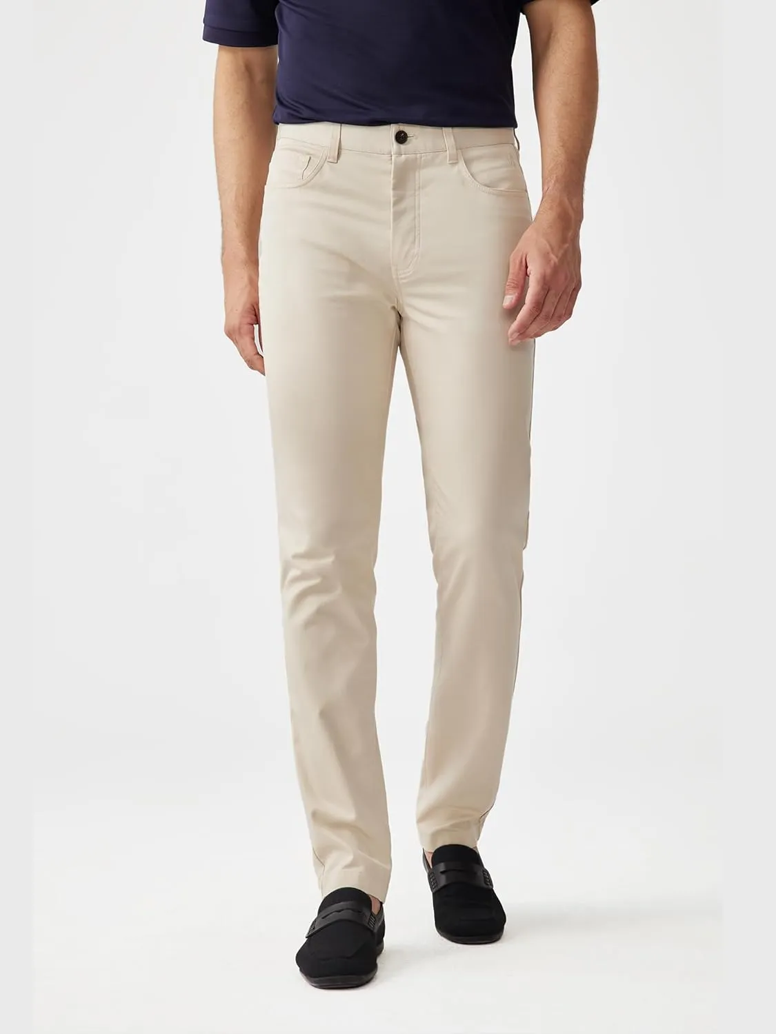 Khaki Pants Mens Classic Fit Stretch 5-Pocket Stretch Twill Pant